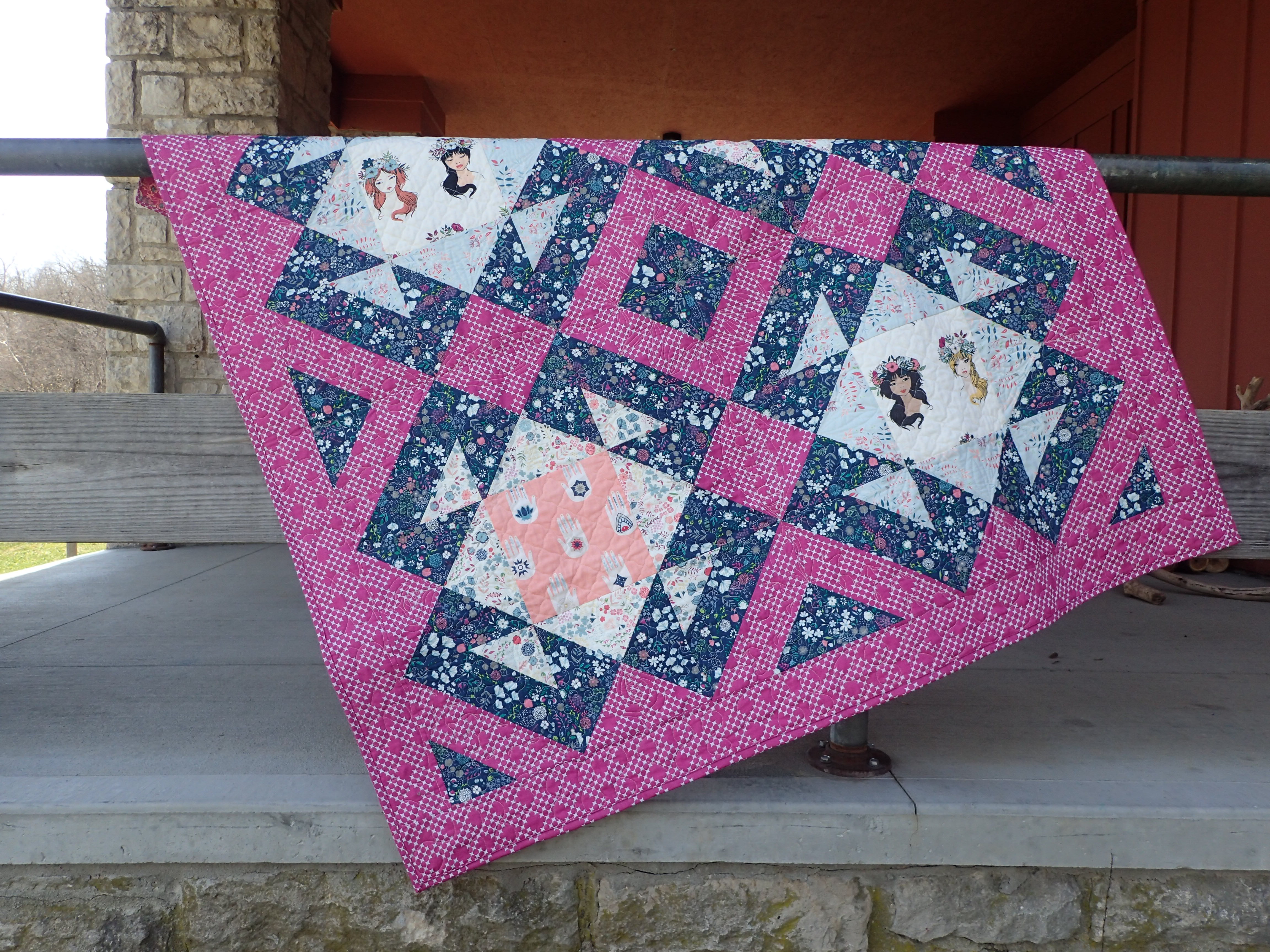 »Pike Quilt – Flower Child Fabric«