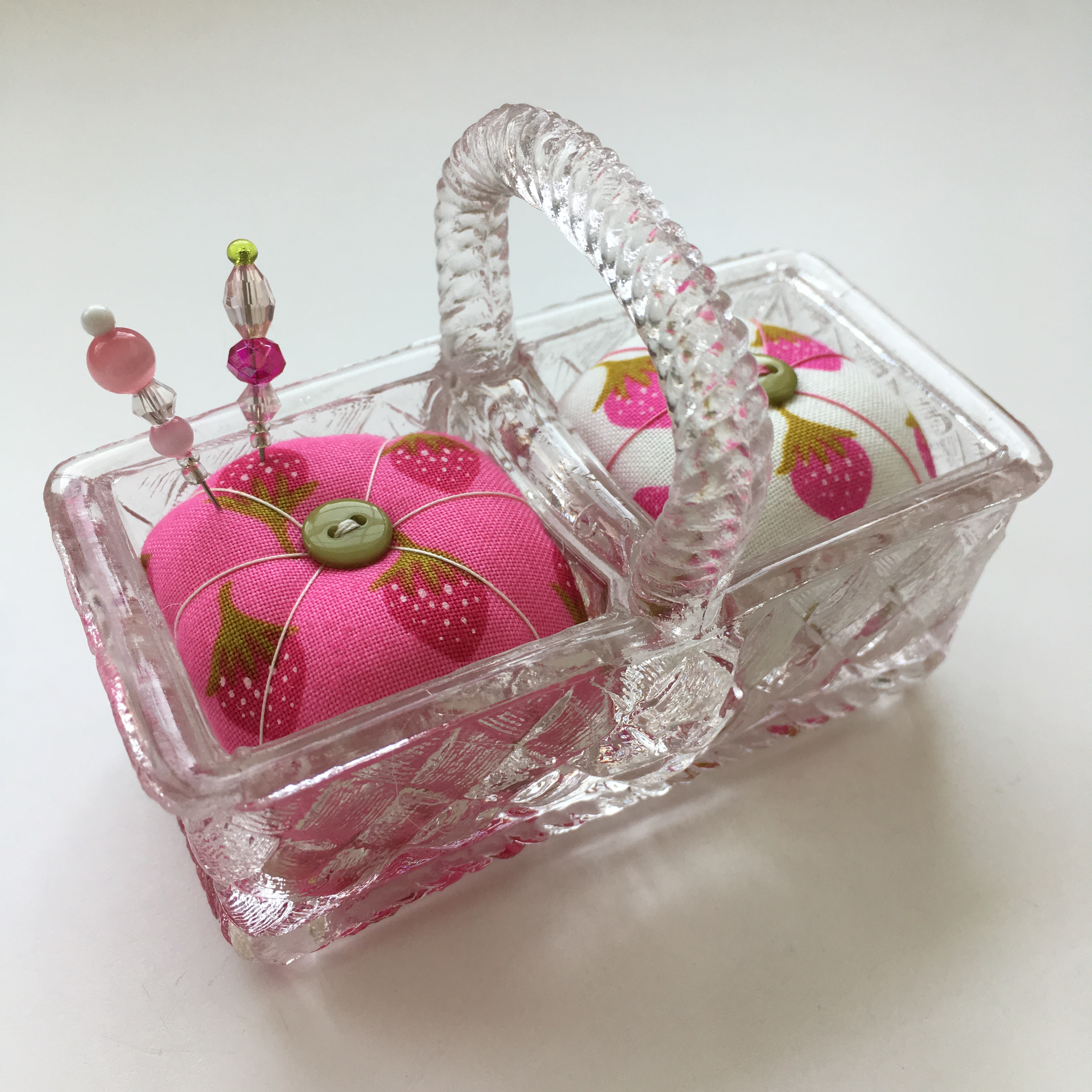 Pincushions in Salt Cellars