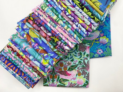 Exploring Kaffe Fassett’s Strawberry Thief Fabric Recolor